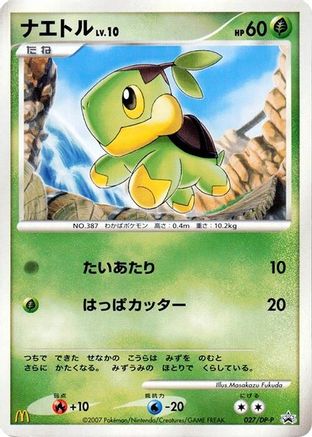 Turtwig - 027/DP-P (027/DP-P) (Japanese) - DPP Promotional cards