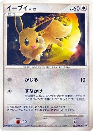 Eevee - 067/DP-P (067/DP-P) (Japanese) - DPP Promotional cards Holofoil