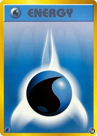 Basic Water Energy - 14 (14) (Japanese) - Intro Pack Neo Totodile