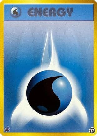 Basic Water Energy - 17 (17) (Japanese) - Intro Pack Neo Totodile