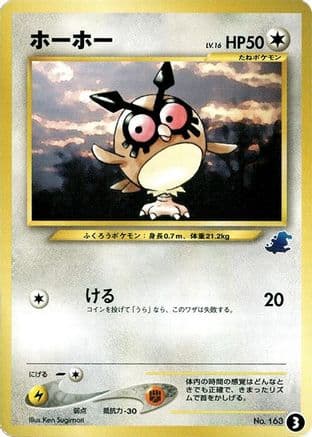 Hoothoot (3) (Japanese) - Intro Pack Neo Totodile