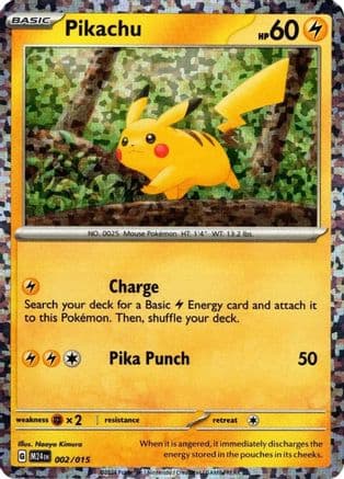 Pikachu 002- McDonalds Promos 2024 Holofoil