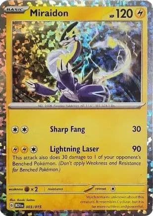 Miraidon 003- McDonalds Promos 2024 Holofoil