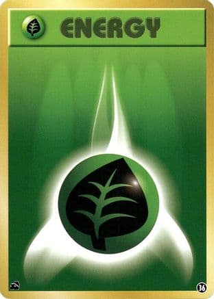 Basic Grass Energy - 36 (36) (Japanese) - Intro Pack Bulbasaur