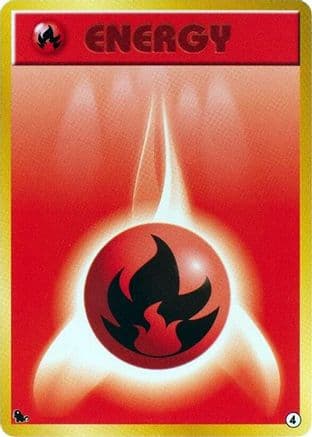 Basic Fire Energy - 4 (4) (Japanese) - Intro Pack Squirtle