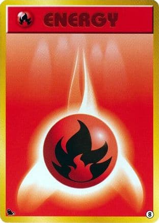 Basic Fire Energy - 8 (8) (Japanese) - Intro Pack Squirtle