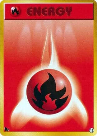 Basic Fire Energy - 11 (11) (Japanese) - Intro Pack Squirtle