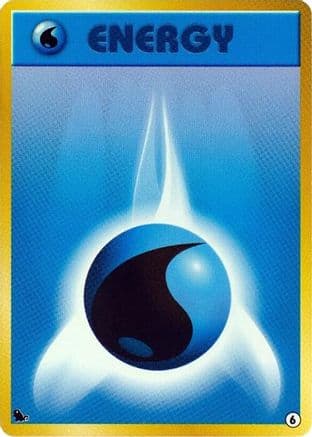 Basic Water Energy - 6 (6) (Japanese) - Intro Pack Squirtle