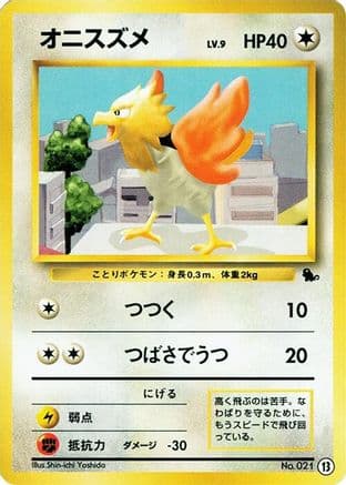 Spearow (13) (Japanese) - Intro Pack Squirtle