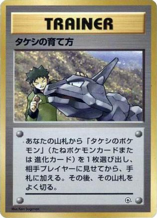 Brock's Training Method (Japanese) - City Gym Decks