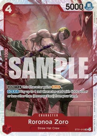 Roronoa Zoro (ST21-015) - Starter Deck EX: Gear 5 Foil