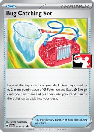 Bug Catching Set 143/167 - Prize Pack Series Cards