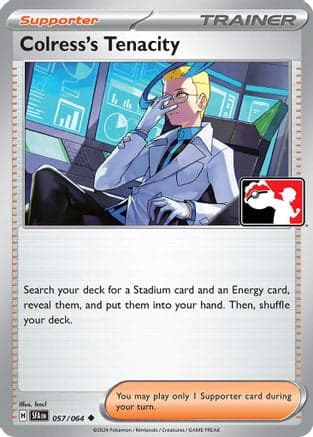 Colress's Tenacity 057/064 - Prize Pack Series Cards Holofoil
