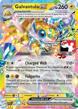 Galvantula ex 051/142 - Prize Pack Series Cards Holofoil