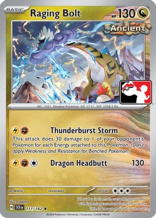 Raging Bolt 111- Prize Pack Series Cards