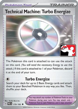 Technical Machine: Turbo Energize 179- Prize Pack Series Cards Holofoil