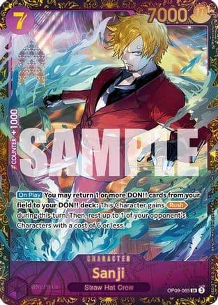 Sanji (Championship 25-26 Regionals Season 1) (OP09-065) - One Piece Promotion Cards Foil