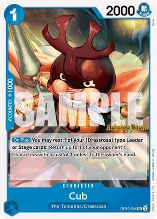 Cub (OP10-044) - Royal Blood Release Event Cards