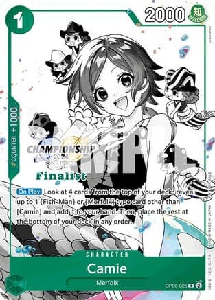 Camie (Championship 2024 Finalist Card Set Vol. 2) (OP06-025) - One Piece Promotion Cards Foil