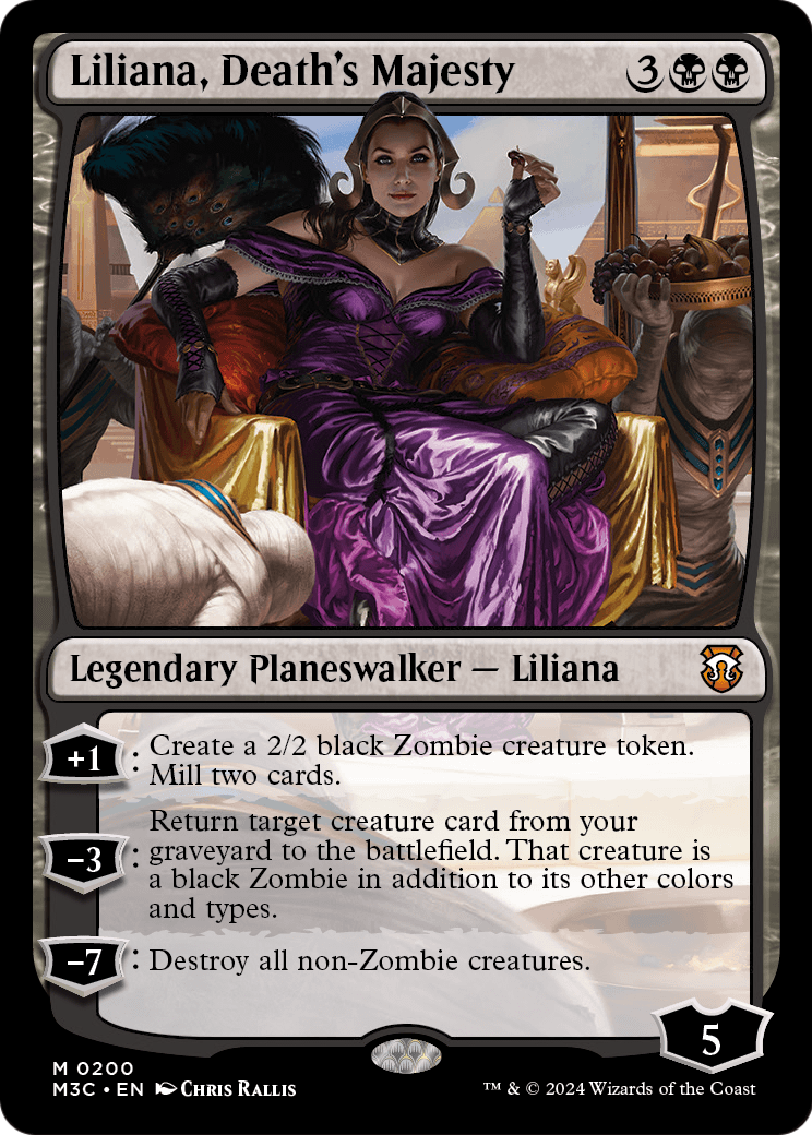 Liliana, Death's Majesty (M3C-200) - Modern Horizons 3 Commander Foil