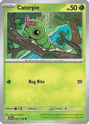 Caterpie 001 SV09 Journey Together - Common