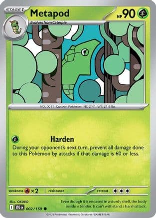 Metapod 002- SV09 Journey Together