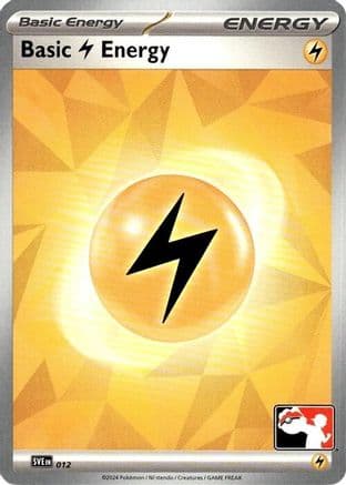 Basic Lightning Energy 012- Prize Pack Series Cards