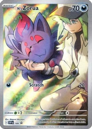 N's Zorua 189- SV Scarlet & Violet Promo Cards Holofoil