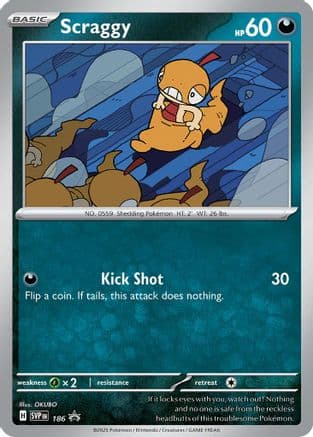 Scraggy 186- SV Scarlet & Violet Promo Cards Holofoil