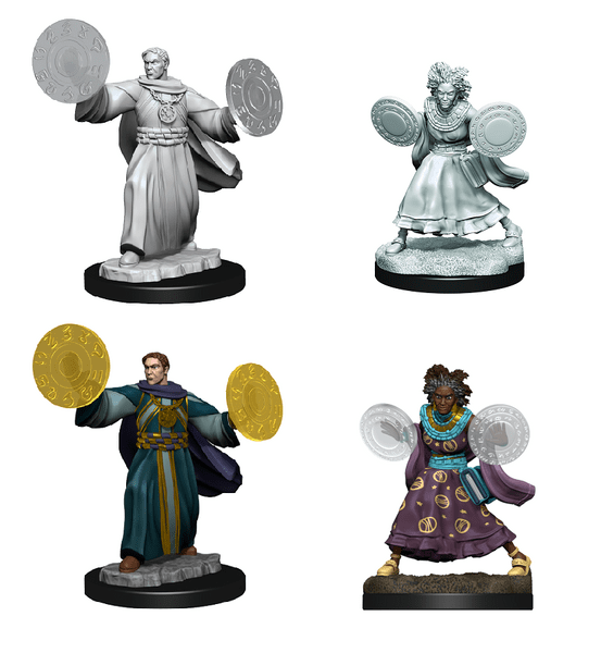 Critical Role Miniatures | Human Graviturgy and Chronurgy Wizards