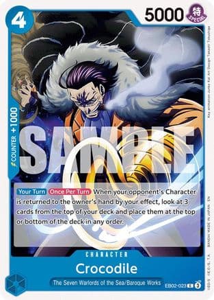 Crocodile (EB02-023) - Extra Booster: Anime 25th Collection