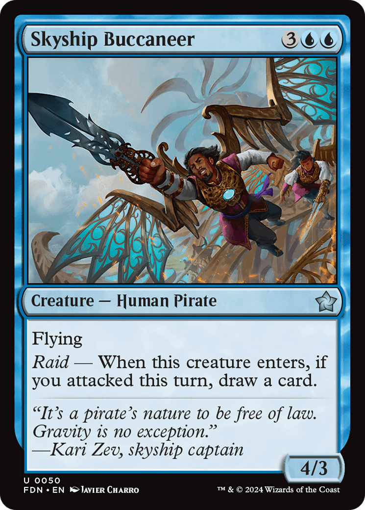 Skyship Buccaneer (FDN-050) - Foundations Foil