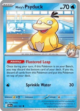 Misty's Psyduck 045- SV10 Destined Rivals