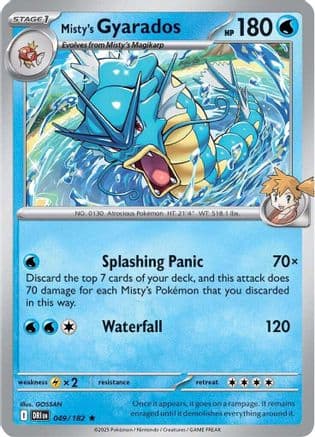 Misty's Gyarados 049- SV10 Destined Rivals Holofoil