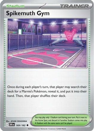 Spikemuth Gym 169- SV10 Destined Rivals Reverse Holofoil