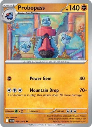 Probopass 098- SV10 Destined Rivals Reverse Holofoil