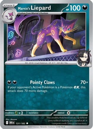 Marnie's Liepard 131- SV10 Destined Rivals