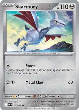 Skarmory 141- SV10 Destined Rivals