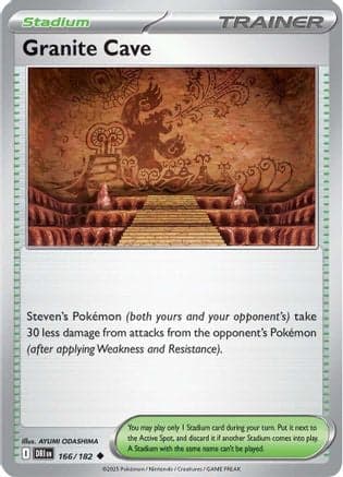 Granite Cave 166- SV10 Destined Rivals Reverse Holofoil