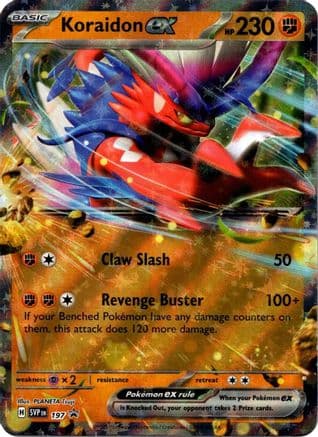 Koraidon ex 197- SV Scarlet & Violet Promo Cards Holofoil
