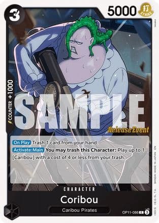 Coribou (OP11-086) - A Fist of Divine Speed Release Event Cards