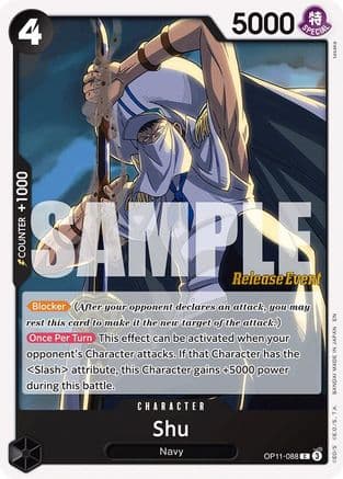 Shu (OP11-088) - A Fist of Divine Speed Release Event Cards