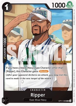 Ripper (OP11-096) - A Fist of Divine Speed Release Event Cards