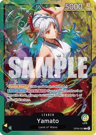 Yamato (OP06-022) (OP06-022) - Starter Deck 28: GREEN/YELLOW Yamato Foil