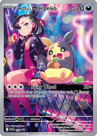 Marnie’s Morpeko 206- SV Scarlet & Violet Promo Cards Holofoil
