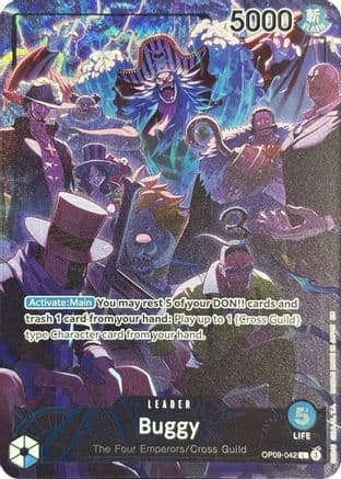 Buggy (English Version 2nd Anniversary Set) (OP09-042) - One Piece Promotion Cards Foil