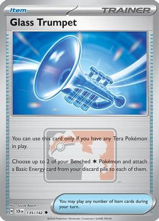 Glass Trumpet 135- League & Championship Cards Reverse Holofoil