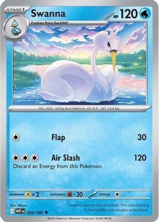 Swanna 026- SV White Flare