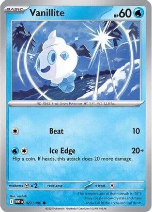 Vanillite 027- SV White Flare