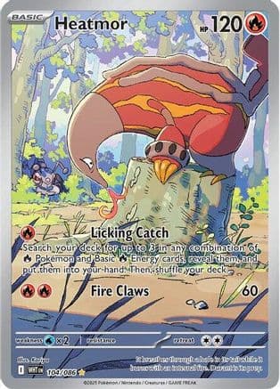 Heatmor 104/086 - SV White Flare Holofoil